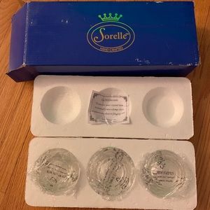 NEW Sorelle Crystal Candle Holders